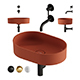 OVO Countertop Basin and Y Basin Mixer by OMNIRES - 3DOcean Item for Sale